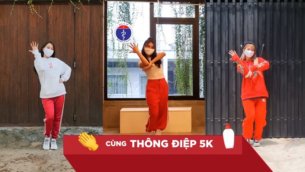 'Vũ điệu 5K' kêu gọi người dân nghiêm túc tuân thủ công tác phòng chống dịch Covid-19