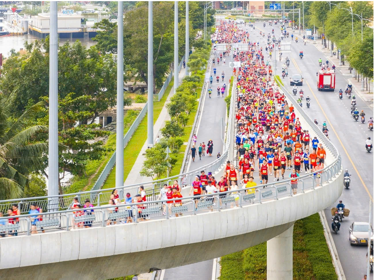 18.000 vận động viên tham ‘Giải Marathon Quốc tế TP Hồ Chí Minh Techcombank mùa thứ 7’ 