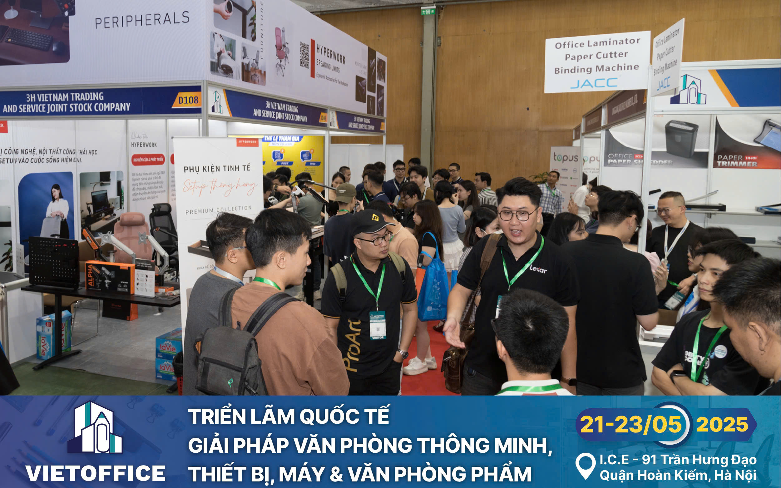 VietOffice 2025 sẽ diễn ra từ 21 - 23/5 tại ICE số 91 Trần Hưng Đạo Hà Nội