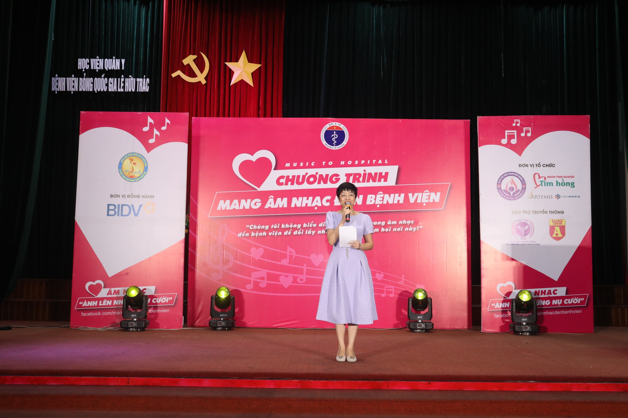 'Mang âm nhạc đến bệnh viện' số 210 mang đến niềm vui, sự lạc quan, sự tri ân với những người phụ nữ tại Bệnh viện Phụ sản Trung ương