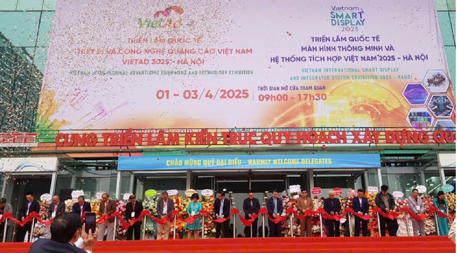 Dự kiến 5.000 lượt khách tham quan triển lãm VietAd 2025-Hà Nội và Vietnam Smart Display 2025-Hà Nội