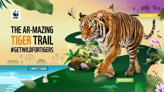 WWF-Singapore ra mắt cung đường AR-mazing Tiger Trail 