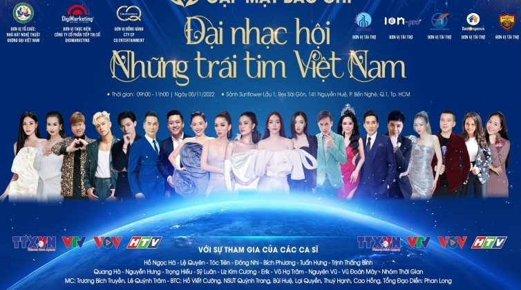 Rộn ràng "Đại nhạc hội Những trái tim Việt Nam” tại Sân vận động Quốc gia Mỹ Đình tối 10/12/2022