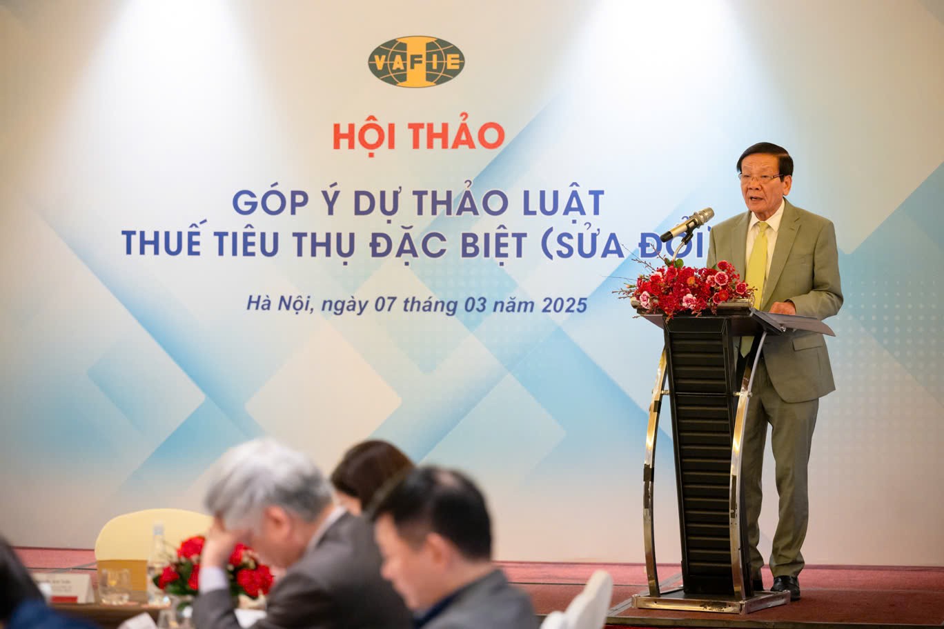 VAFIE tổ chức góp ý dự thảo Luật Thuế tiêu thụ đặc biệt sửa đổi