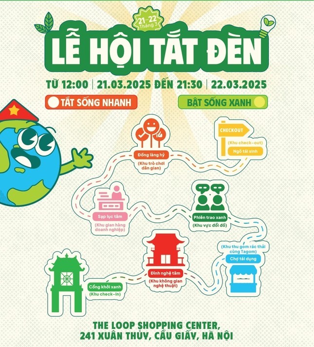 Lễ hội "Tắt đèn bật ý tưởng" 2025: Khuyến khích giới trẻ hành động bảo vệ môi trường