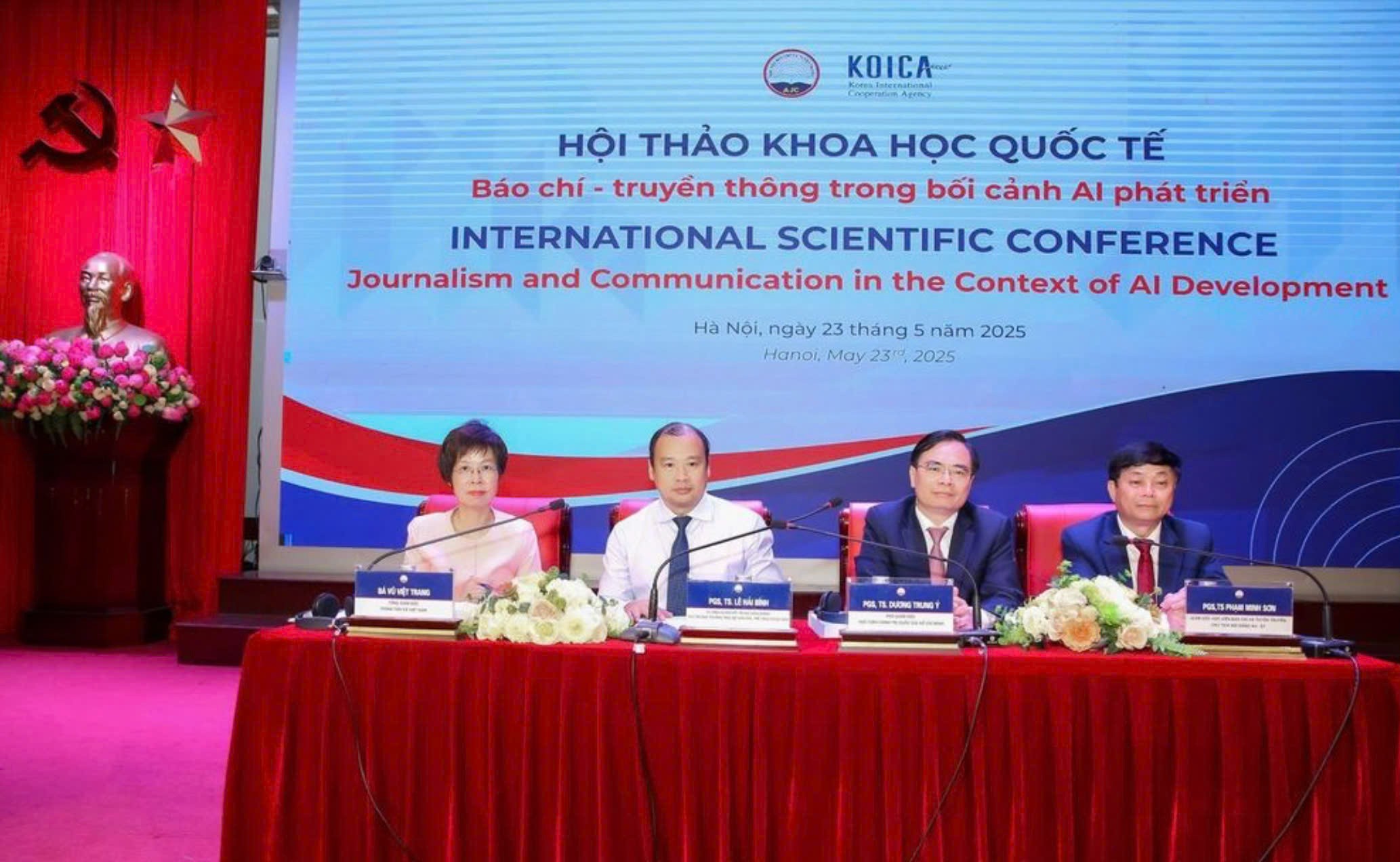 Hội thảo quốc tế về báo chí và truyền thông trong bối cảnh phát triển trí tuệ nhân tạo