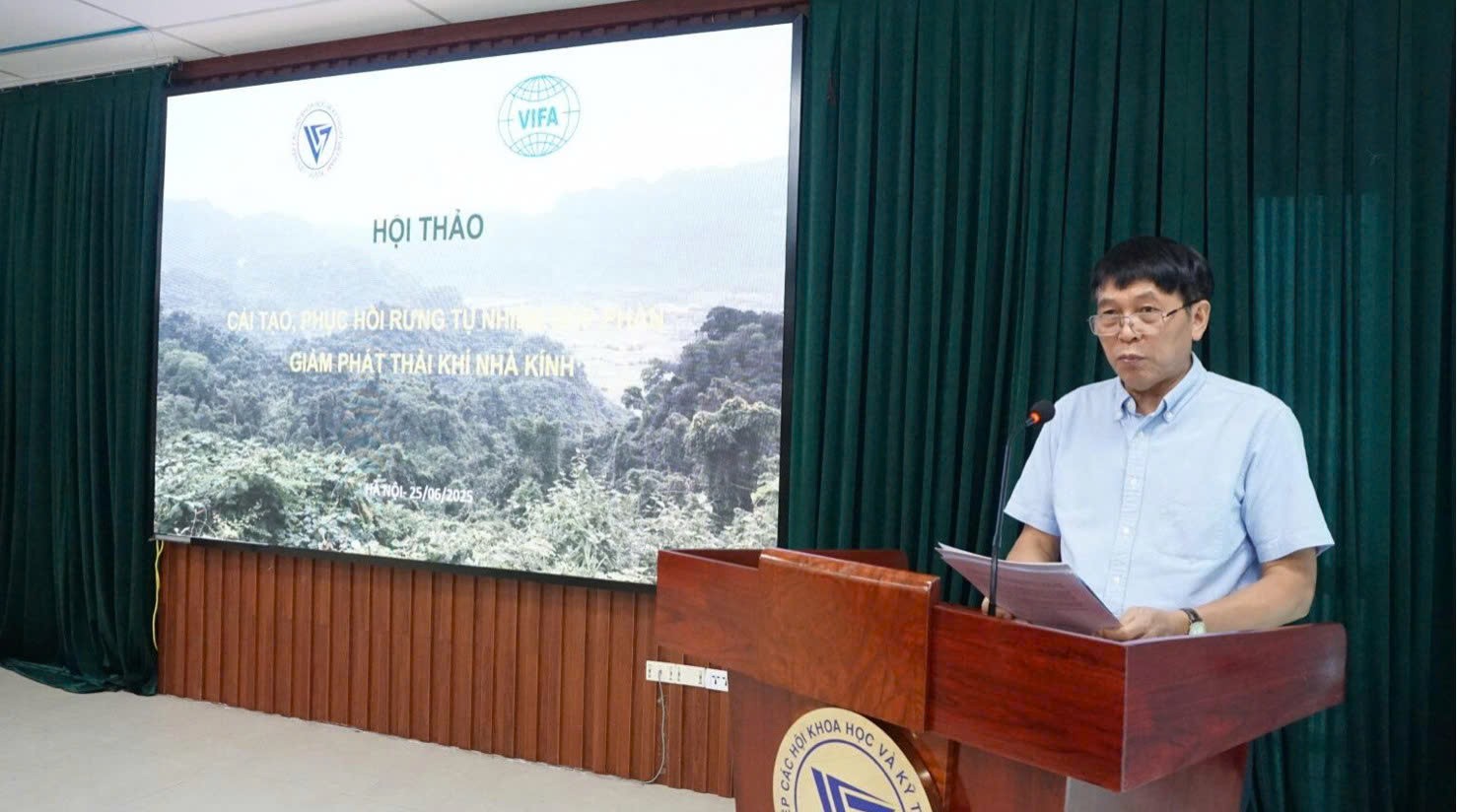 VUSTA: Nâng cao các biện pháp cải tạo rừng, phục hồi rừng tự nhiên góp phần giảm khí nhà kính 
