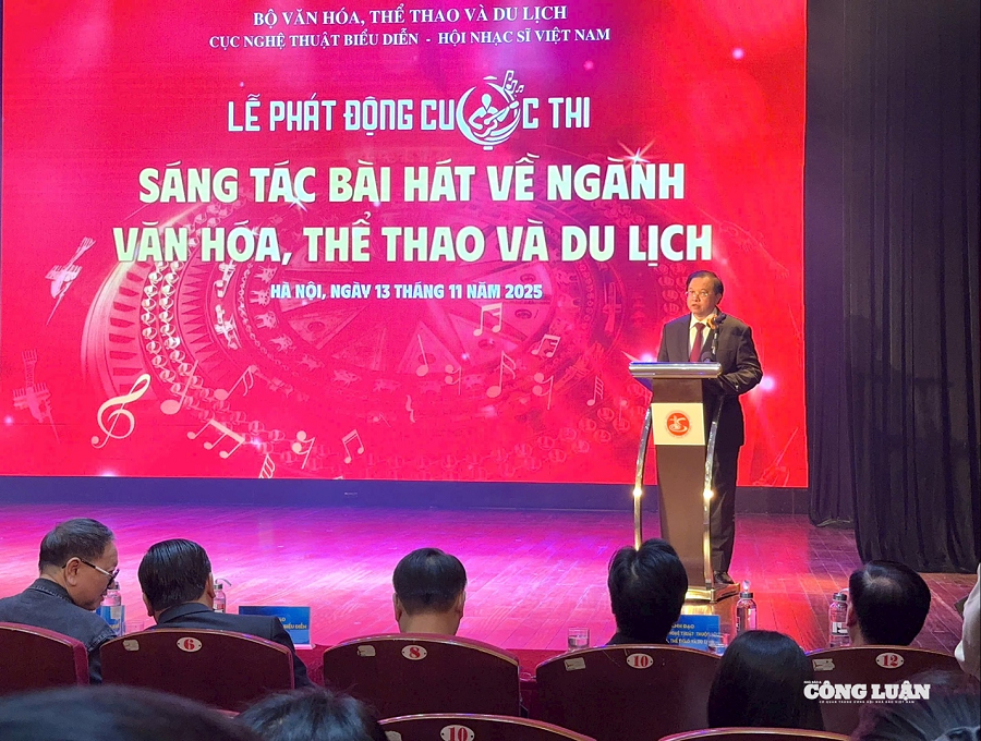 Phát động cuộc thi sáng tác bài hát về ngành Văn hóa, Thể thao và Du lịch