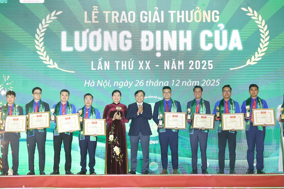 Giải thưởng Lương Định Của 2025: Vinh danh 30 thanh niên nông thôn mở lối cho nông nghiệp bền vững 