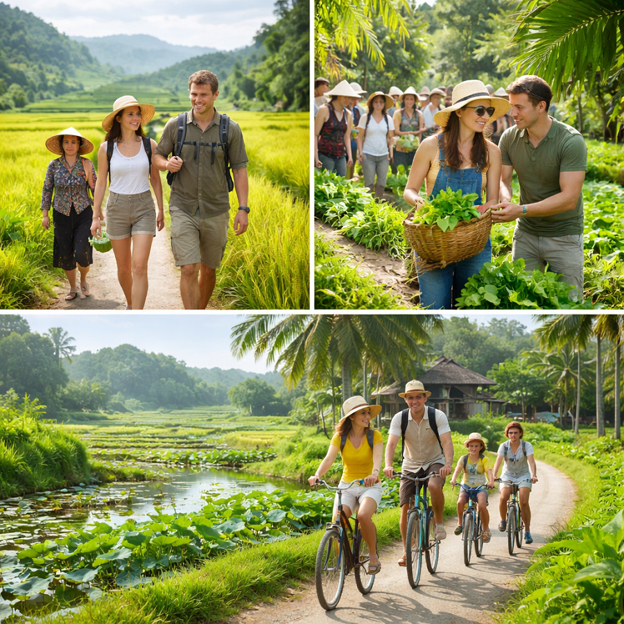 Du lịch xanh bắt đầu từ nông thôn không khói