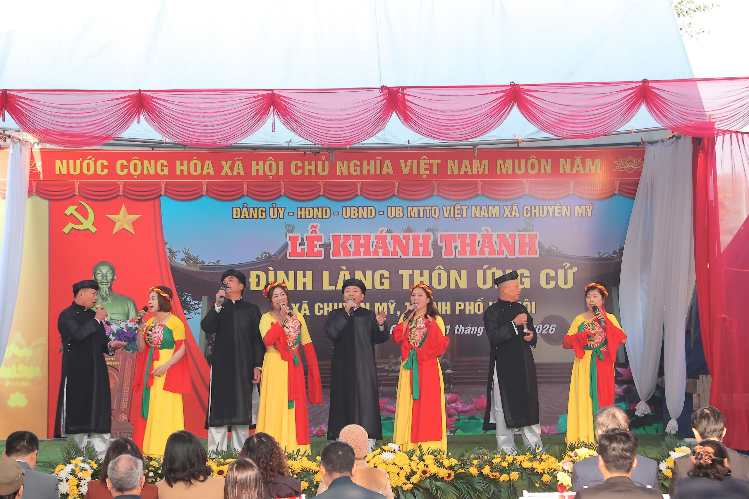 Khánh thành Đình làng Ứng Cử - Biểu tượng hồi sinh giá trị văn hóa, tâm linh của làng quê Bắc Bộ