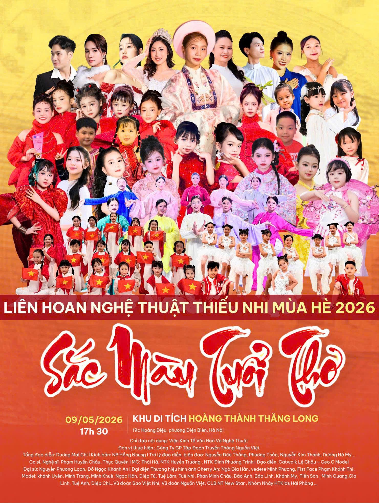 Hàng trăm thiếu nhi hội tụ tại Liên hoan Nghệ thuật ‘Sắc màu tuổi thơ’ 2026