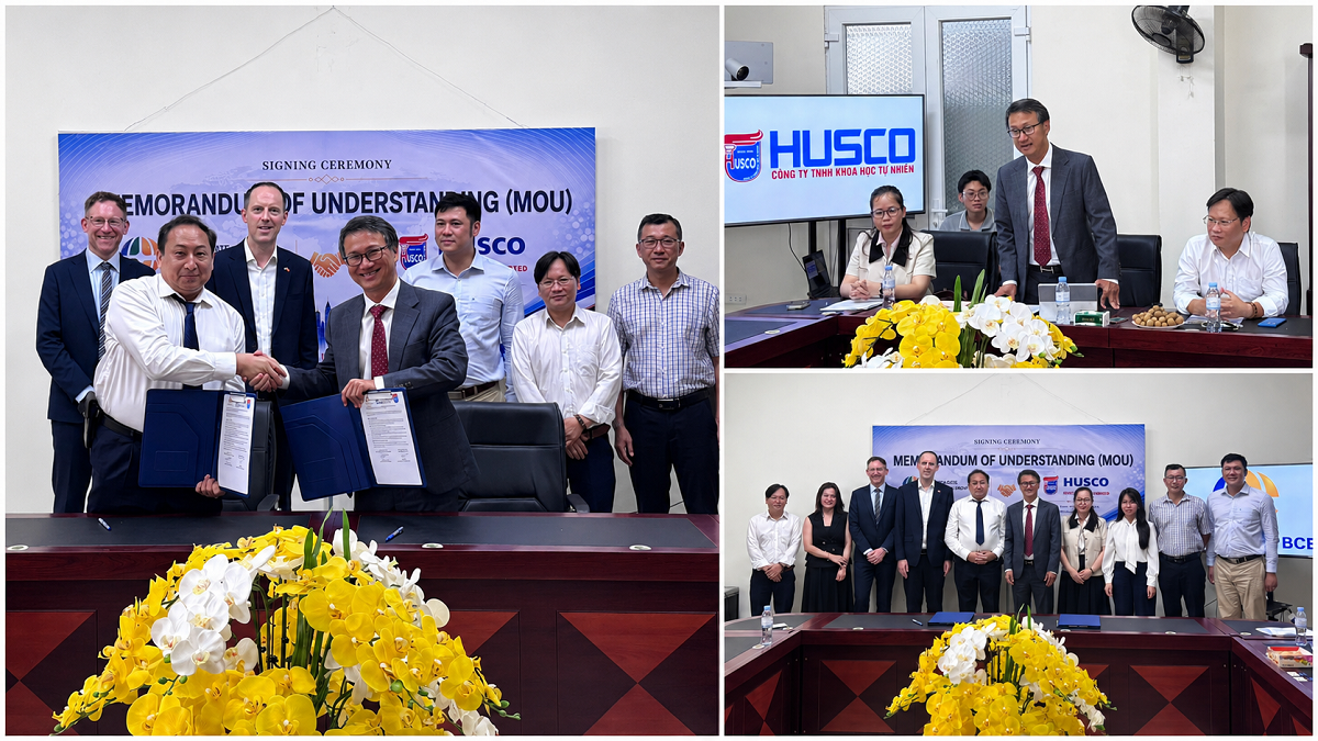 HUSCO và Golden Gate BCE Group hợp tác phát triển nông nghiệp xanh, thích ứng biến đổi khí hậu