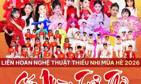 Hàng trăm thiếu nhi hội tụ tại Liên hoan Nghệ thuật ‘Sắc màu tuổi thơ’ 2026