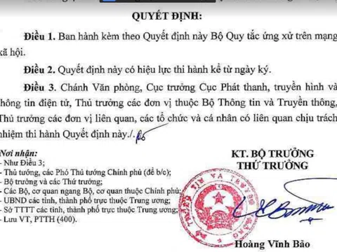 Những lưu ý khi sử dụng MXH theo Bộ quy tắc ứng xử trên mạng xã hội của Bộ TTTT