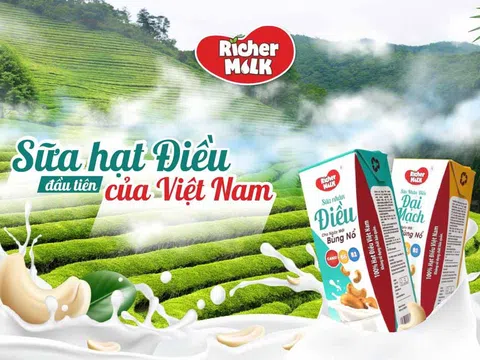 Richer Milk –  Sữa nhân Điều đầu tiên tại Việt Nam có gì đặc biệt?