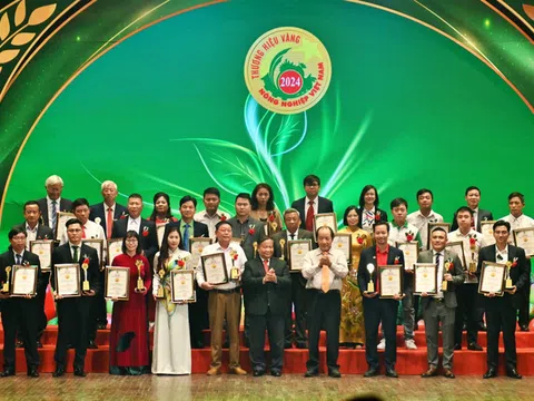 'Thương hiệu Vàng nông nghiệp Việt Nam' năm 2024 tôn vinh 88 thương hiệu, sản phẩm tiêu biểu