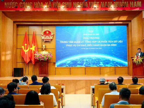 Quận Ba Đình khai trương ‘Trung tâm quản lý, tổng hợp và phân tích dữ liệu’ 