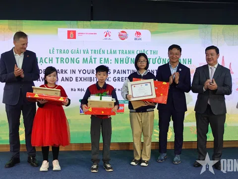 Hơn 24.600 học sinh Việt Nam trên toàn quốc đưa các ý tưởng xanh của mình lên tranh vẽ