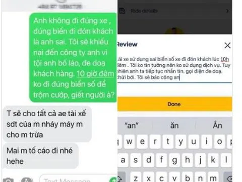 Khách nữ tố tài xế xe ôm công nghệ có hành vi xúc phạm, đe dọa