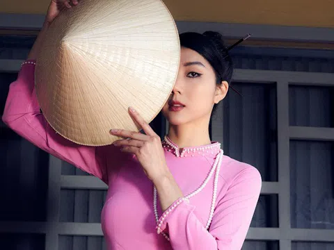 Ngọc Quyên ra mắt bộ sưu tập áo dài 'Nét Á' tại Mỹ