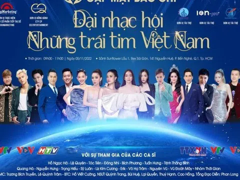 Rộn ràng "Đại nhạc hội Những trái tim Việt Nam” tại Sân vận động Quốc gia Mỹ Đình tối 10/12/2022