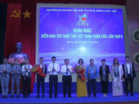Diễn đàn Trí thức trẻ Việt Nam toàn cầu lần thứ V, năm 2022 được tổ chức tại Hội trường UBND tỉnh Bến Tre
