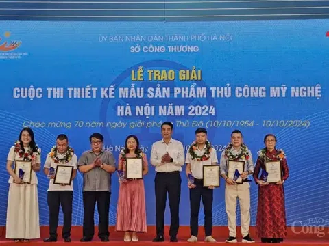 Cuộc thi Thiết kế mẫu sản phẩm thủ công mỹ nghệ Hà Nội 2024: 90 tác phẩm xuất sắc được trao giải 