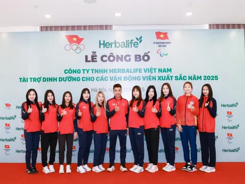 'Herbalife Việt Nam tài trợ dinh dưỡng cho các VĐV xuất sắc năm 2025'