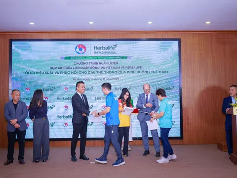 Herbalife Việt Nam và LĐBĐVN nâng chuẩn dinh dưỡng thể thao cho bóng đá Việt Nam