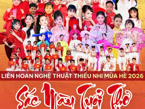 Hàng trăm thiếu nhi hội tụ tại Liên hoan Nghệ thuật ‘Sắc màu tuổi thơ’ 2026