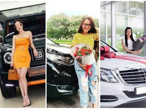 Soi xế hộp bạc tỷ của Di Băng, Hải Băng và loạt "mỹ nhân" Việt được chồng tặng