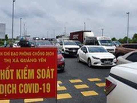 Người vào Quảng Ninh phải tiêm đủ 2 mũi vắc xin và xét nghiệm PCR trong 48 tiếng