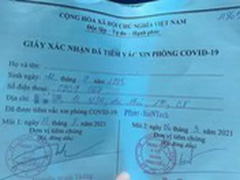 Ninh Kiều: 'Ông anh' phó phường giúp cô gái tiêm vắc xin Pfizer bị đình chỉ công tác