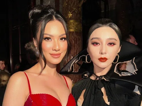 Kim Duyên đọ sắc cùng Phạm Băng Băng khi tham dự tuần lễ thời trang ở Pháp