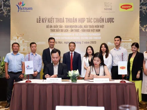 Cục Du lịch quốc gia Việt Nam hợp tác cùng Nestlé thúc đẩy du lịch ẩm thực