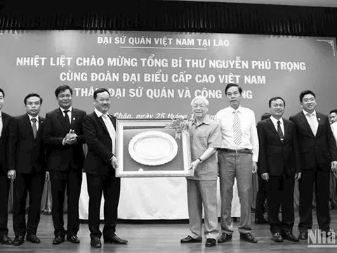 Kinh nghiệm của Tổng Bí thư Nguyễn Phú Trọng là bài học vô giá đối với Đảng, Nhà nước Lào