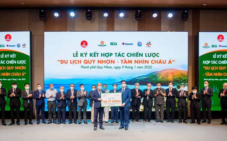Hưng Thịnh Land tài trợ 100 tỷ đồng đào tạo nhân lực du lịch tại Bình Định